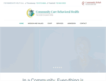 Tablet Screenshot of communitycare.us