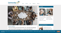 Desktop Screenshot of communitycare.co.uk